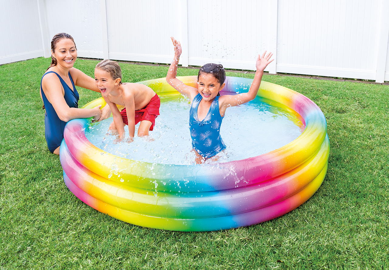 dongbala Family Inflatable Swimming Pools Adult Childrens Play Pool PVC Easy Installation for Summer Party for Children Toys Gifts 85 57 25 in 